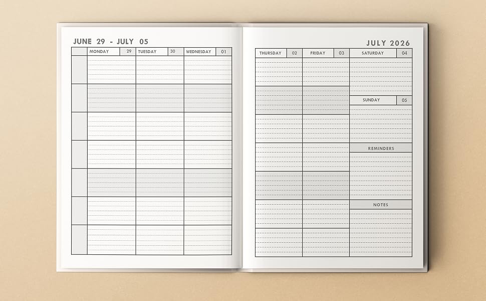 Weekly teacher planner