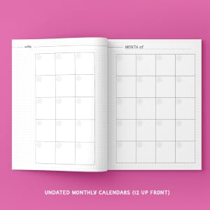 Monthly Layout