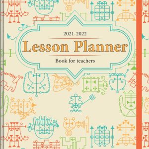 lesson planner book for teachers 2021-2022