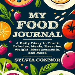 My Food Journal: A Daily Diary to Track Calories, Meals, Exercise, Weight, Measurement, and Mood