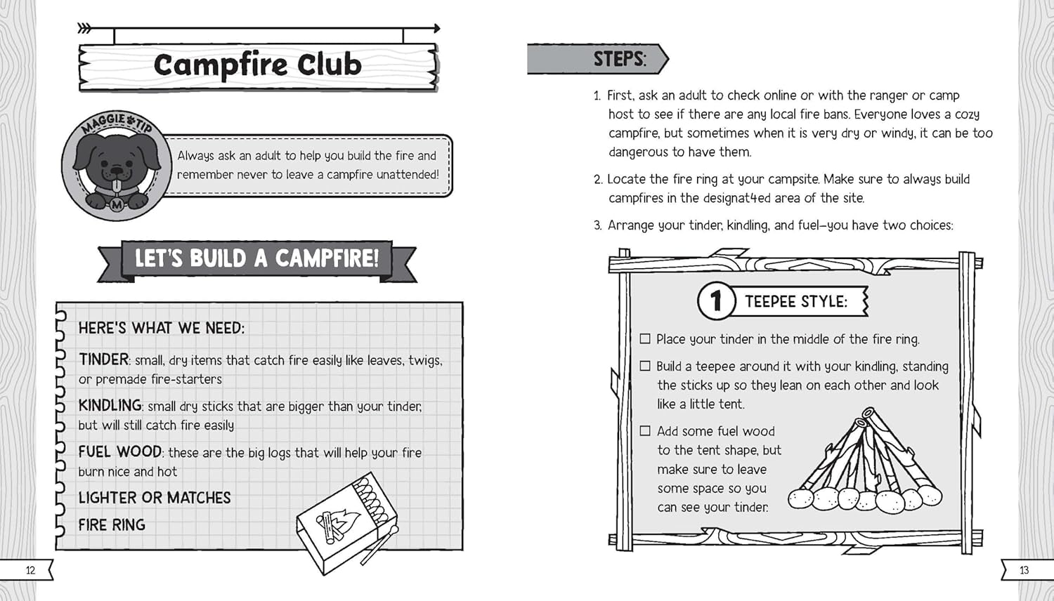 Let's Go Camping: A Journal and Logbook for Kids (Where Should We Camp Next?) - Image 8