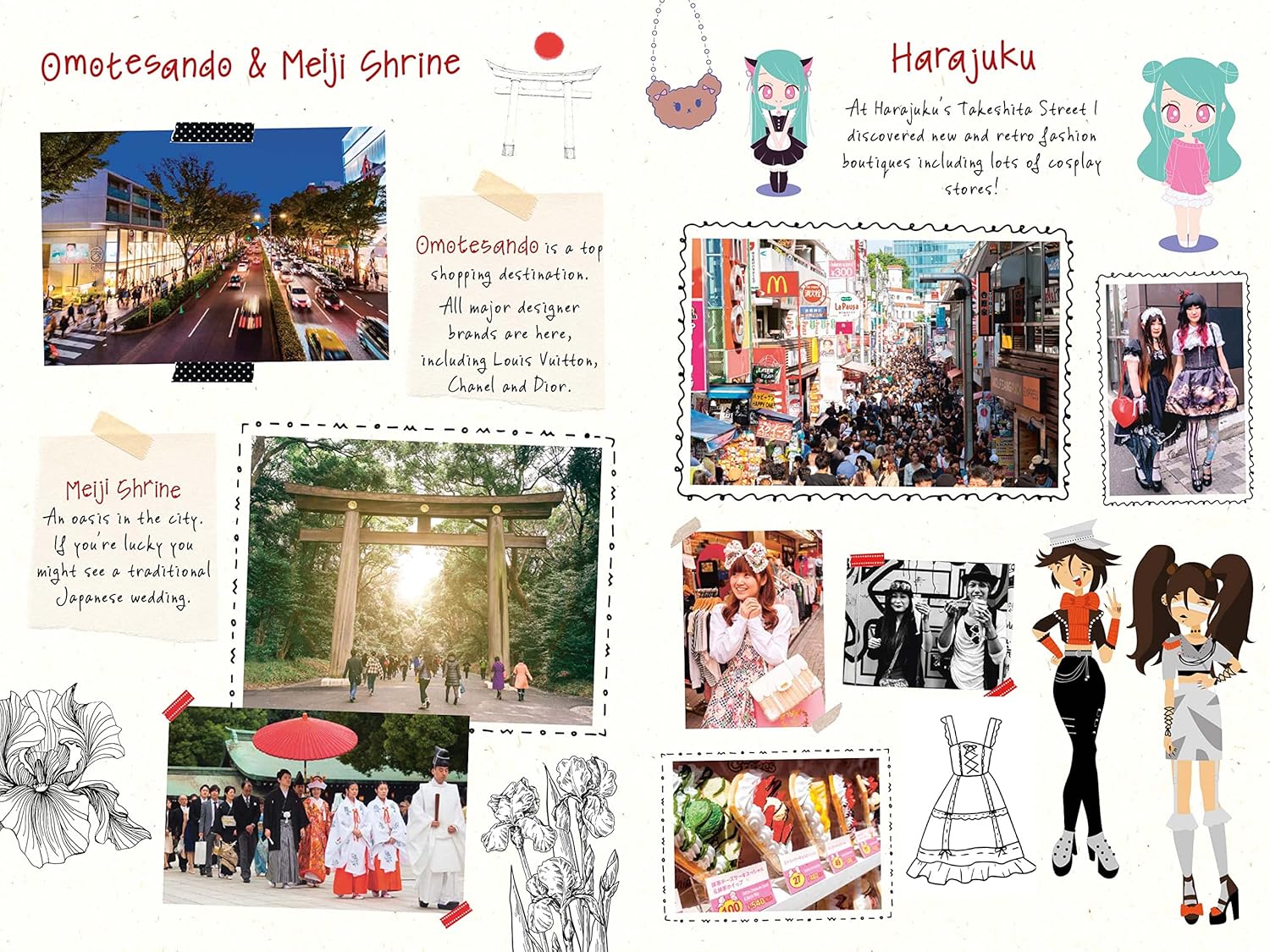 Japan Travel Journal Notebook: 16 Pages of Travel Tips & Useful Phrases followed by 106 Blank & Lined Pages for Journaling & Sketching - Image 4