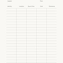 Homeschool planner for multiple kids, 5 child lesson plan book, large 8.5x11 teacher organizer