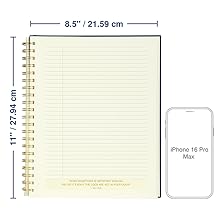 Spacious Letter-Size Layout