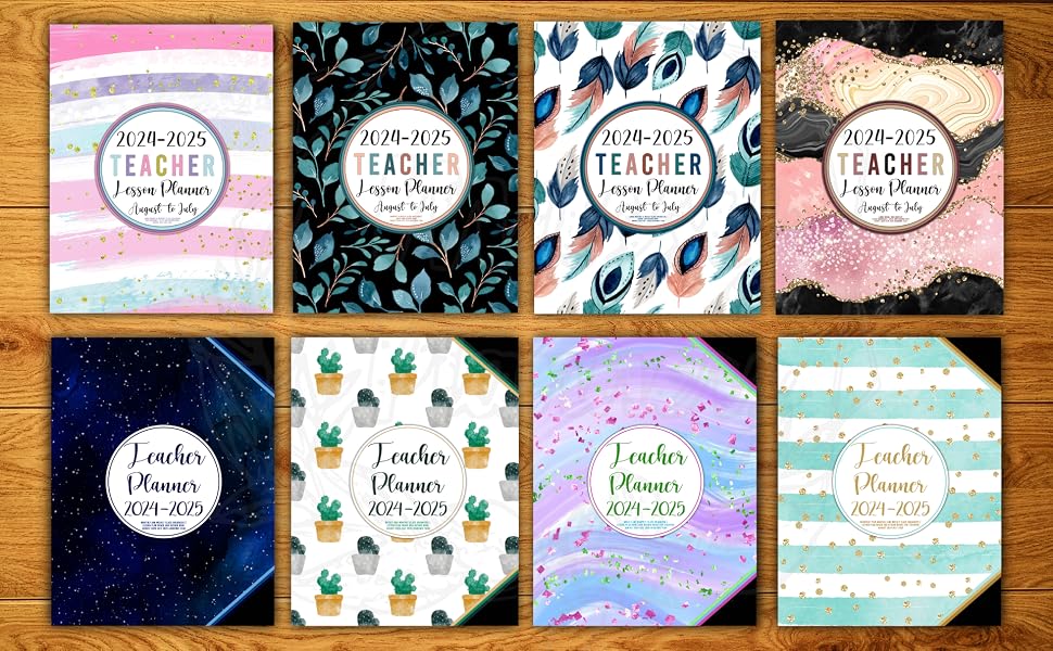 August 2024-July 2025 Teacher Lesson Planners