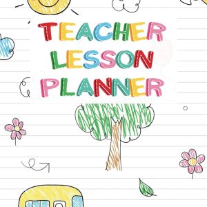 Teacher Lesson Planner: Flexible Weekly and Monthly Agenda (Undated) & Record Book For Class Organization and Planning