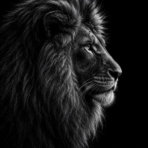 2027-2028 Monthly Planner: 2 Year From January 2027 to December 2028 with Holidays | Lion Black Cover
