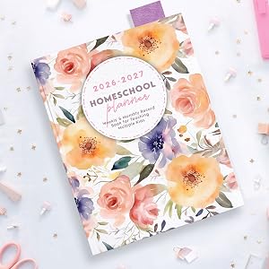 Homeschool Mama Planner 2026-2027 Weekly &amp;amp;amp; Monthly Lesson