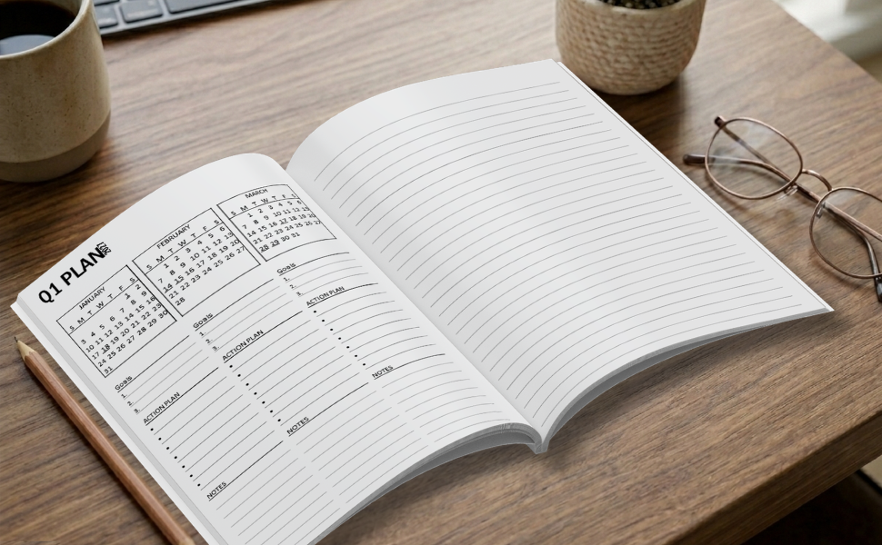white papers paper lines q1 plan notes goals 2027 quarter year