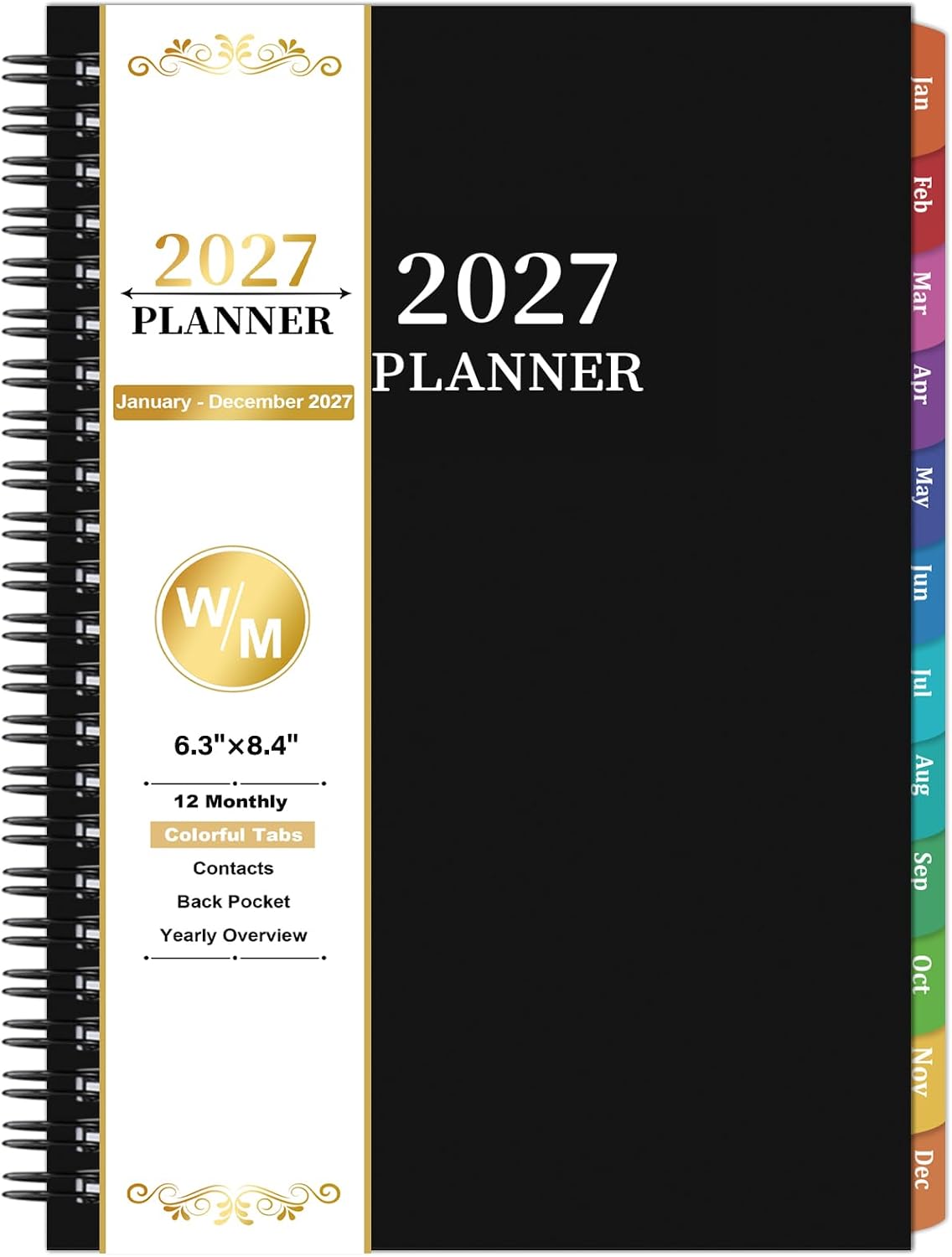 2027 Planner- 2027 Planner Weekly and Monthly, 6.3″×8.4″