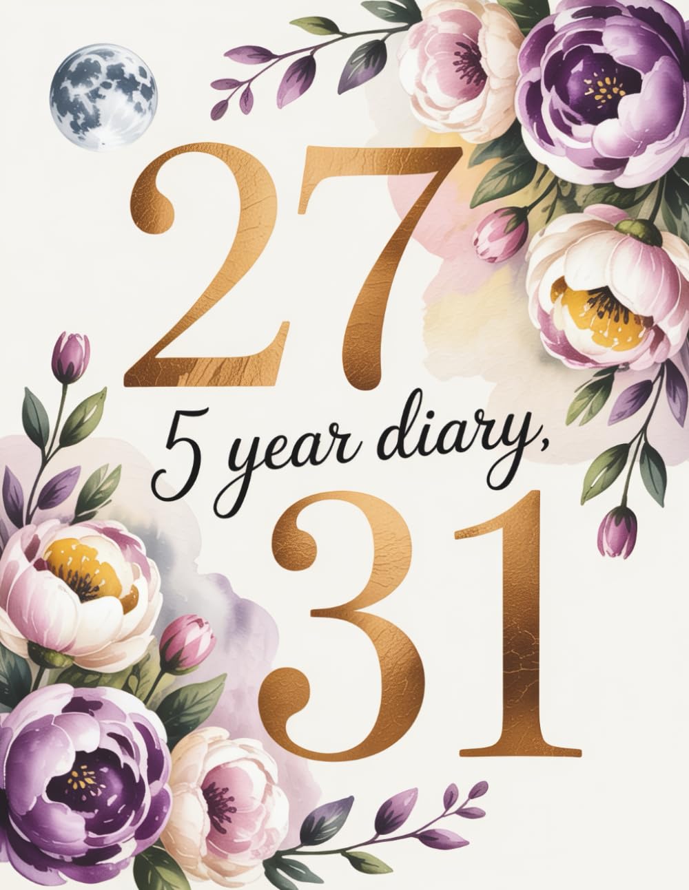 5 Year Diary 2027-2031: Month to View Calendar from January 2027 to December 2031, 60 Months Agenda with To do list, Reminder & Notes, UK Edition