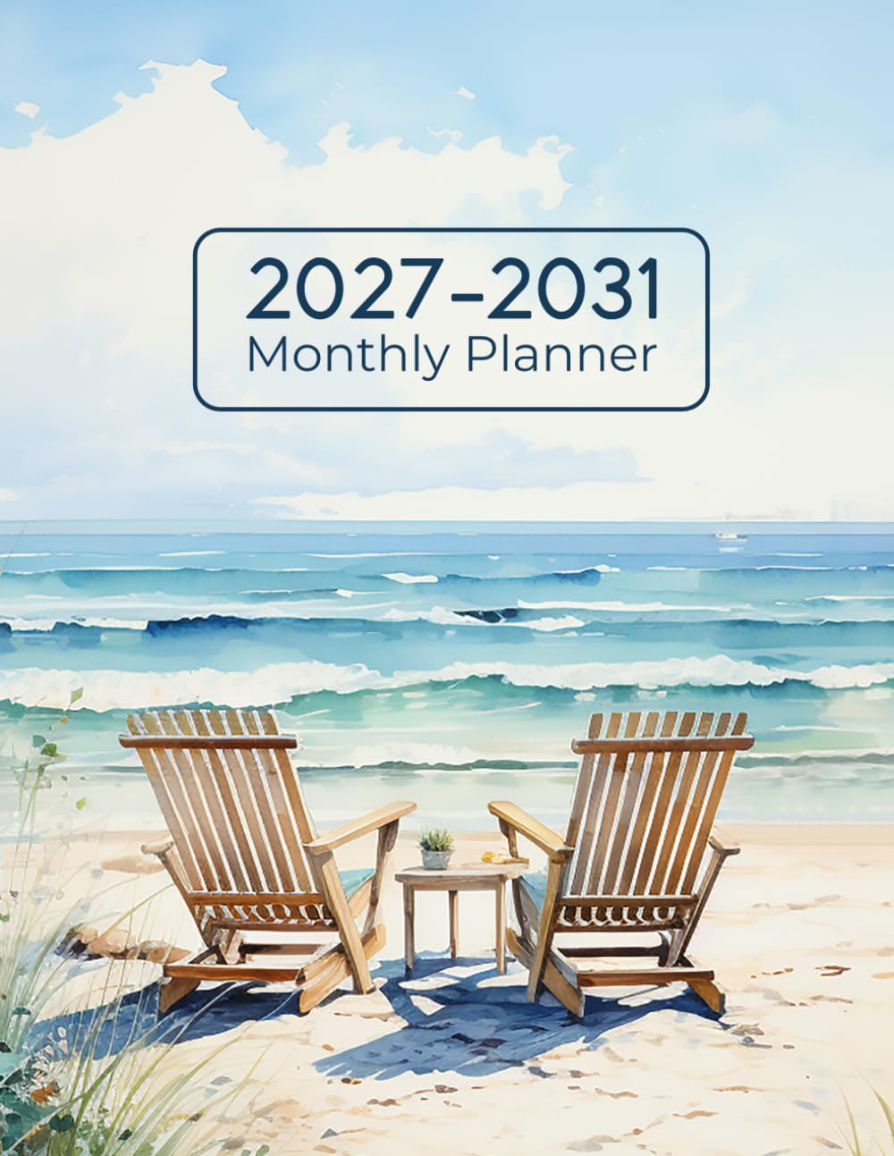 2027-2031 Monthly Planner: 5 Year From January 2027 To December 2031