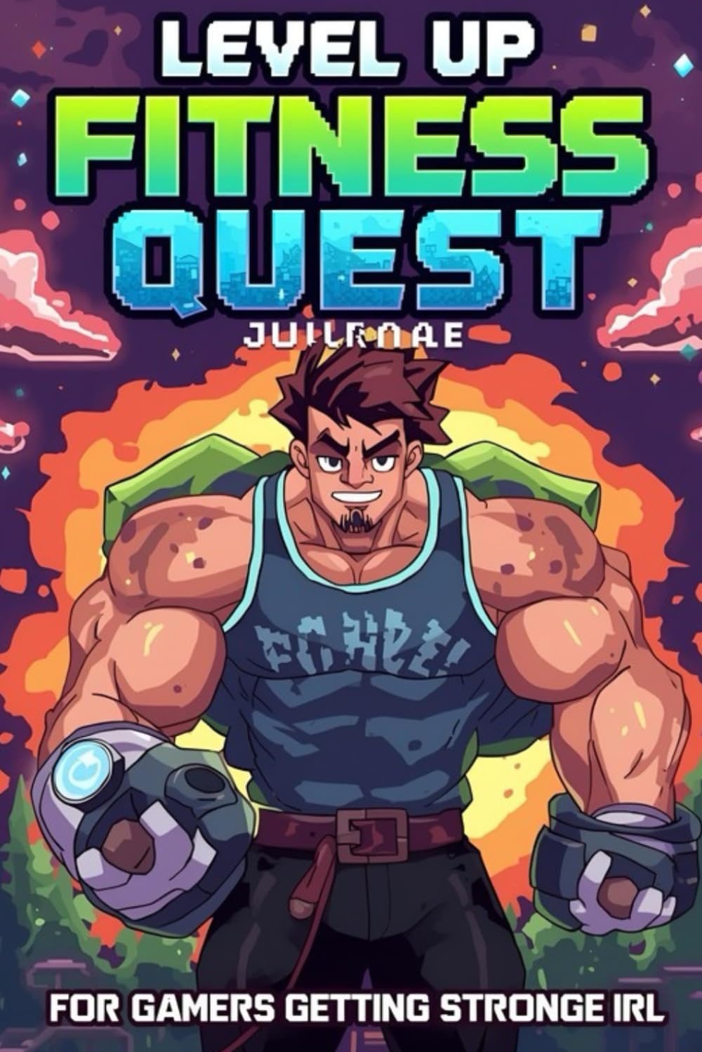 “Level Up Fitness Quest Journal” – For Gamers Getting Stronger IRL: Track XP, Unlock Achievements & Build Your Real-Life Character