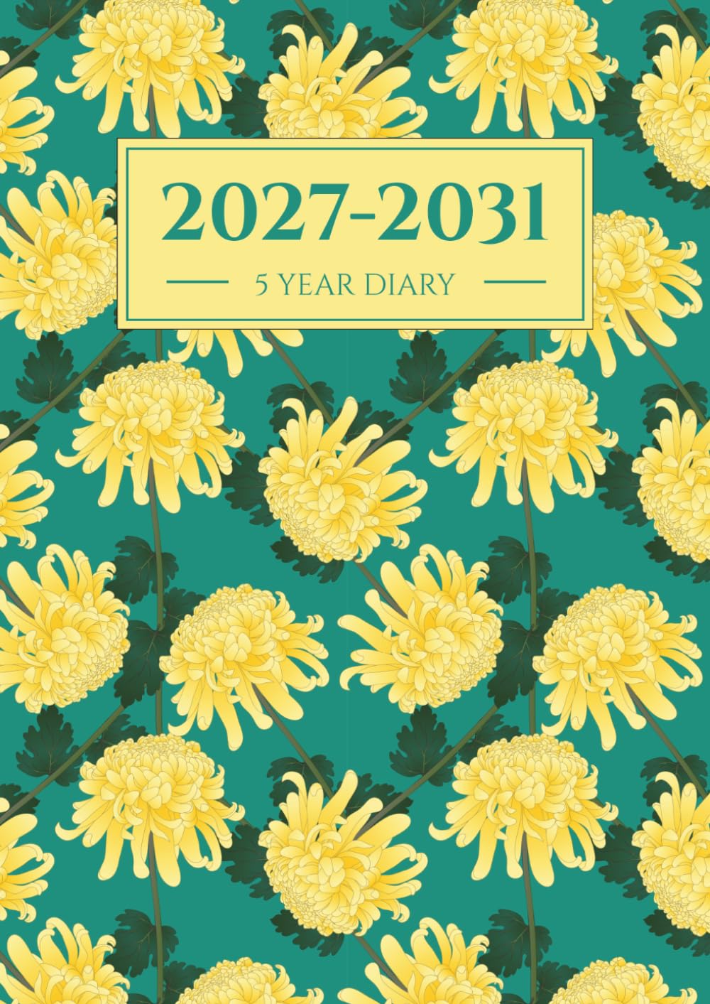 5 Year Diary 2027–2031: A4 UK Monthly Planner from January 2027 through December 2031, 60-Month Calendar Organizer with Holidays