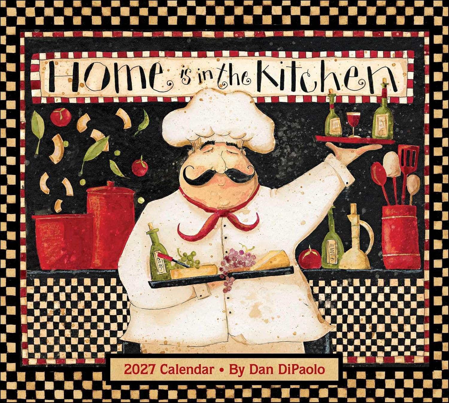 Home is in the Kitchen 2027 Deluxe Wall Calendar