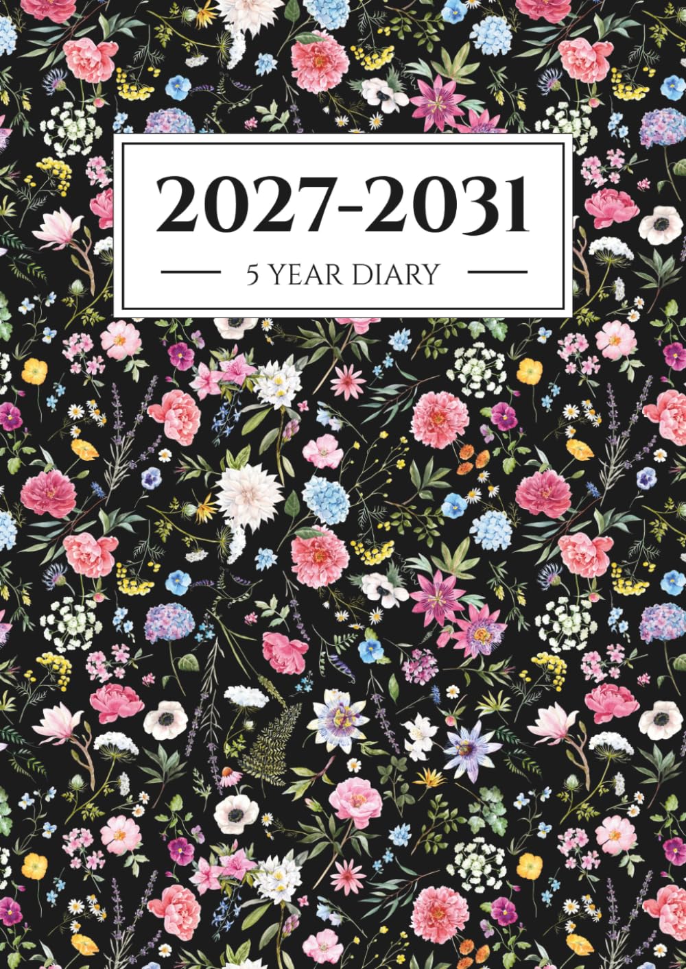 5 Year Diary 2027–2031: 60 Months from January 2027 to December 2031 with UK Holidays, A4