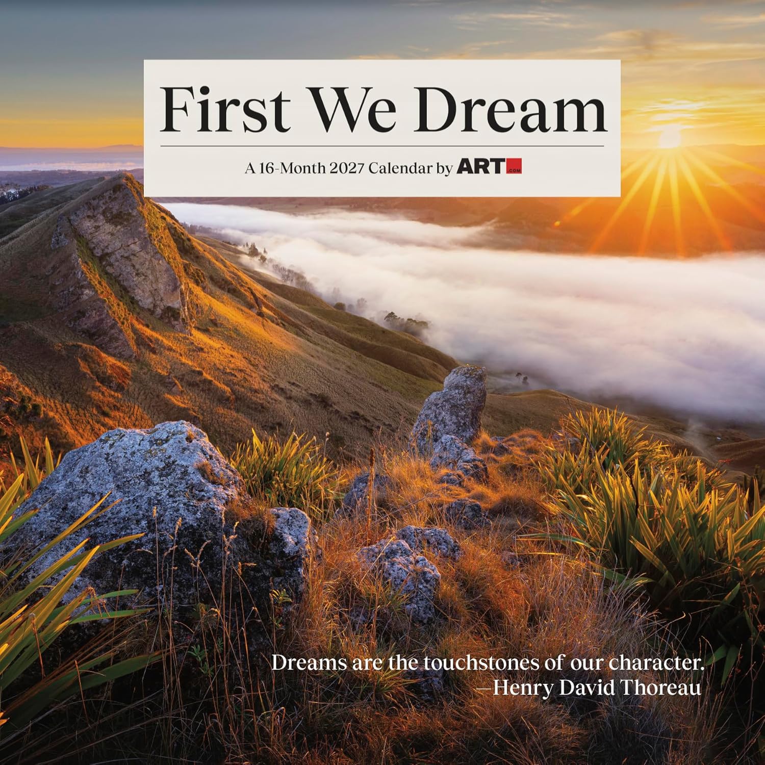 2027 First We Dream Wall Calendar