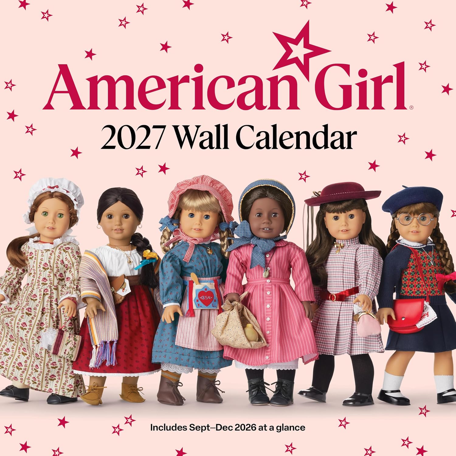 American Girl 2027 Wall Calendar (Mattel)