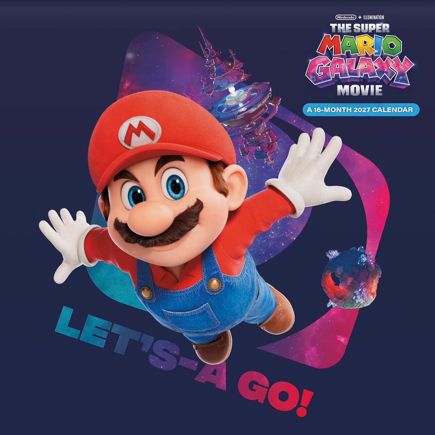 2027 The Super Mario Galaxy Movie Wall Calendar