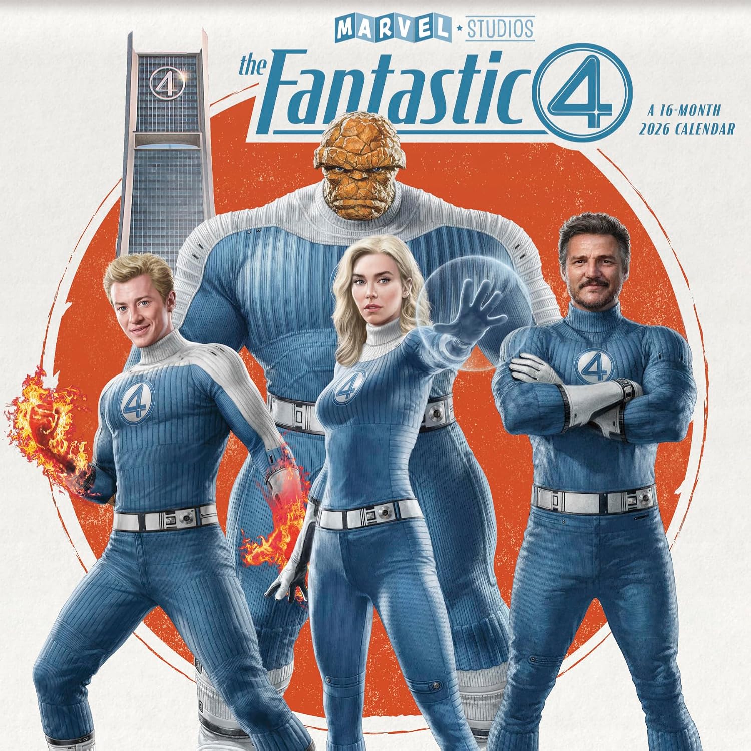2026 Fantastic Four Wall Calendar