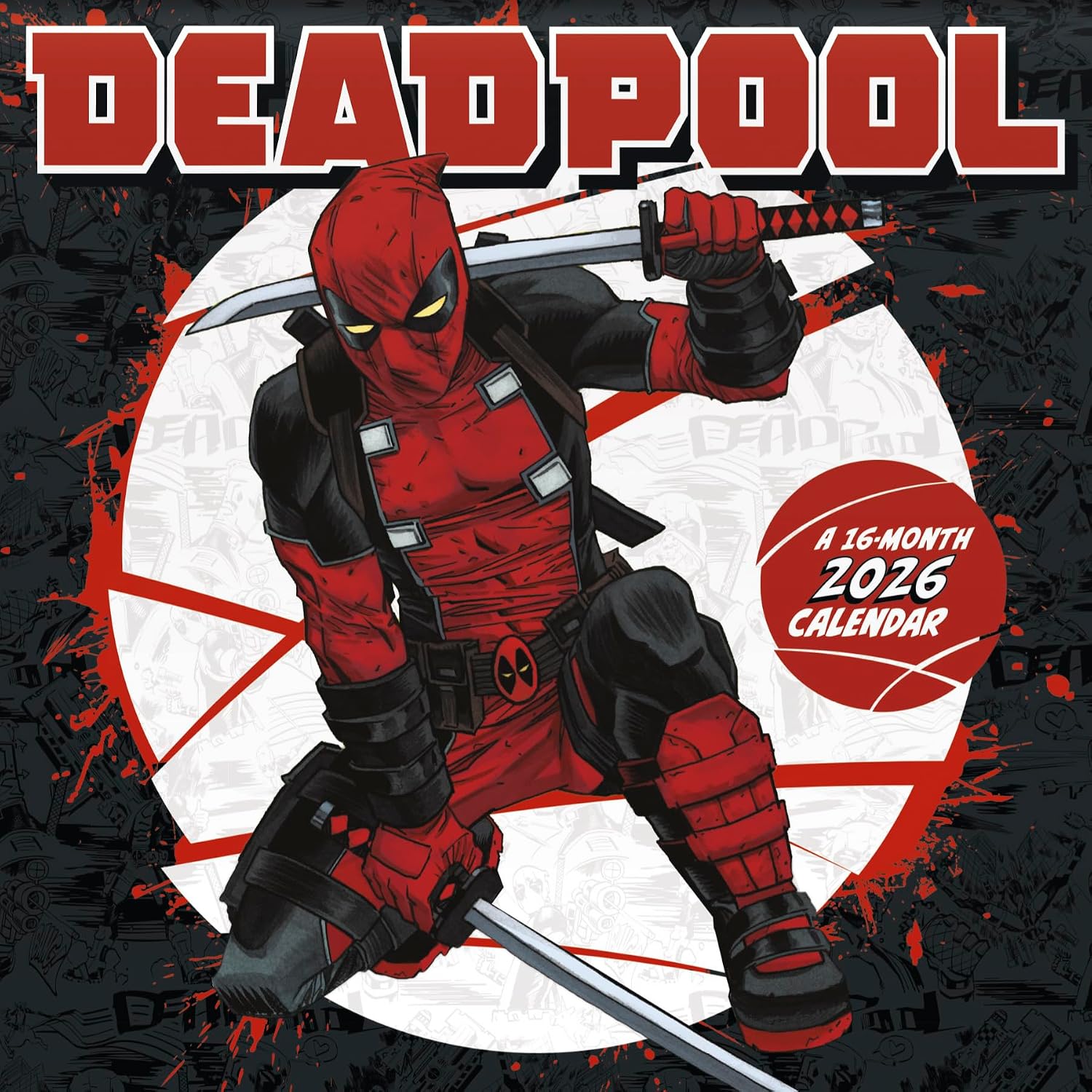 2026 Deadpool Wall Calendar