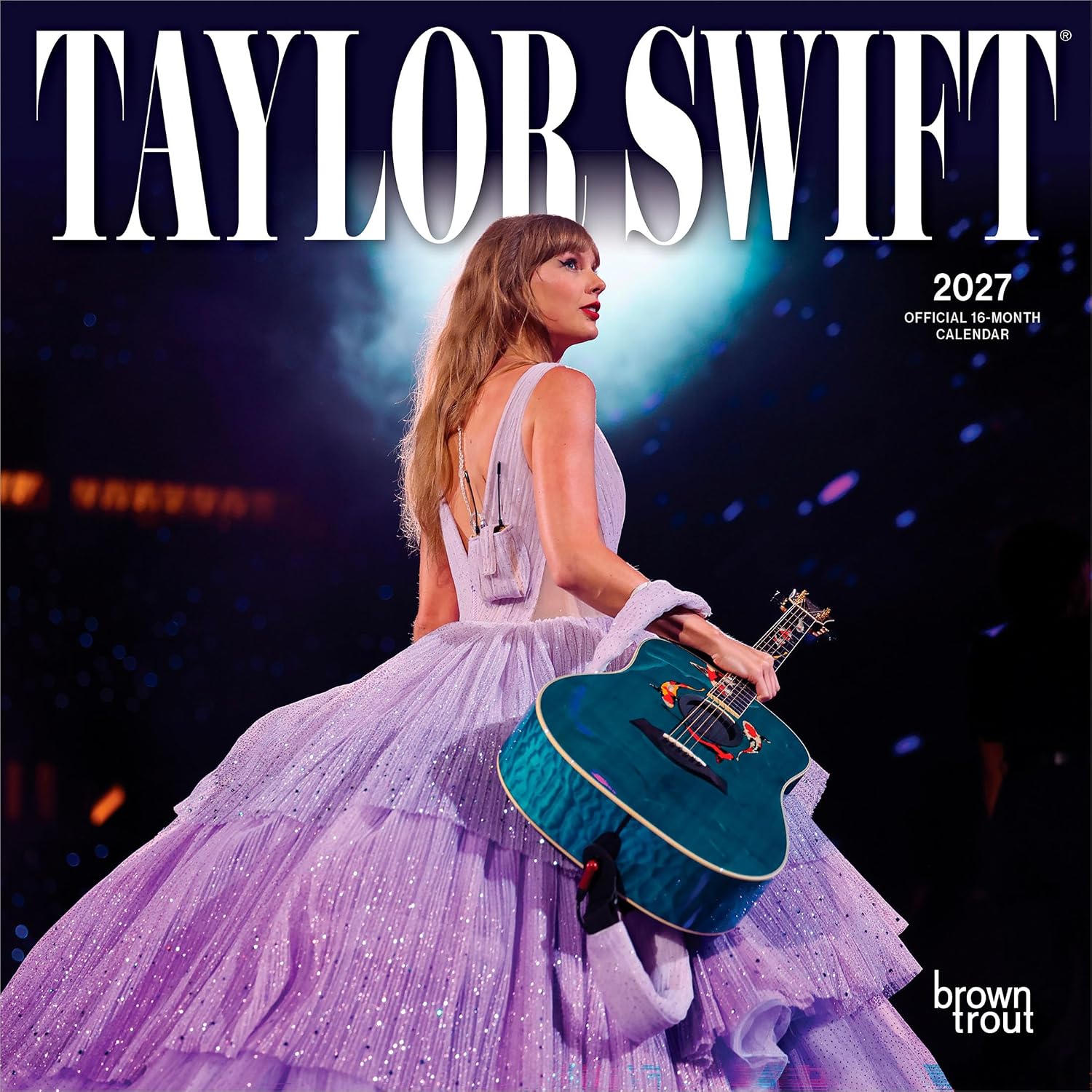 Taylor Swift OFFICIAL | 2027 7 x 14 Inch (Hanging) Monthly Mini Wall Calendar | BrownTrout | Music Pop Singer Songwriter Celebrity