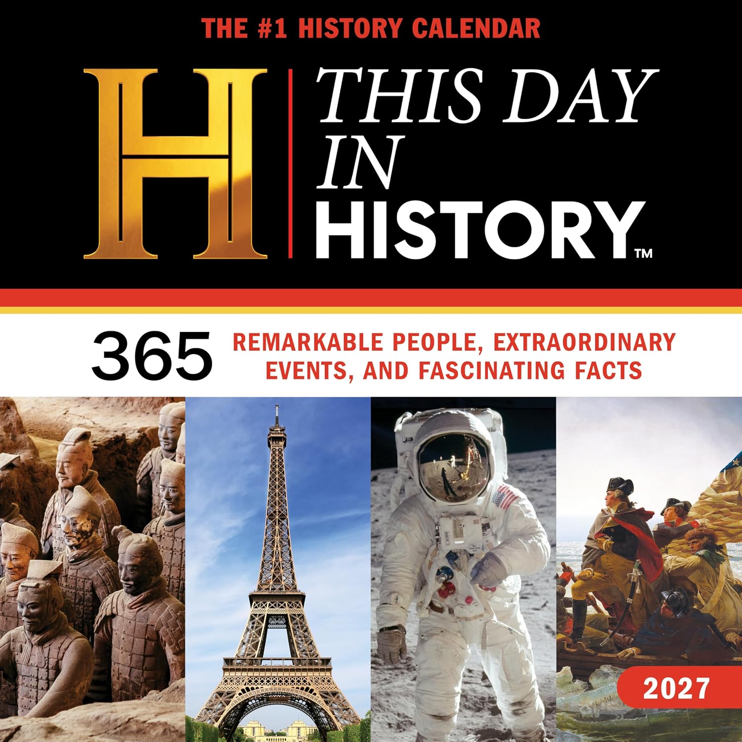 2027 This Day in History Wall Calendar: Discover 365 fascinating facts and vivid historical photography and artwork in this refreshed 2027 wall … year long. (Moments in HISTORY™ Calendars)