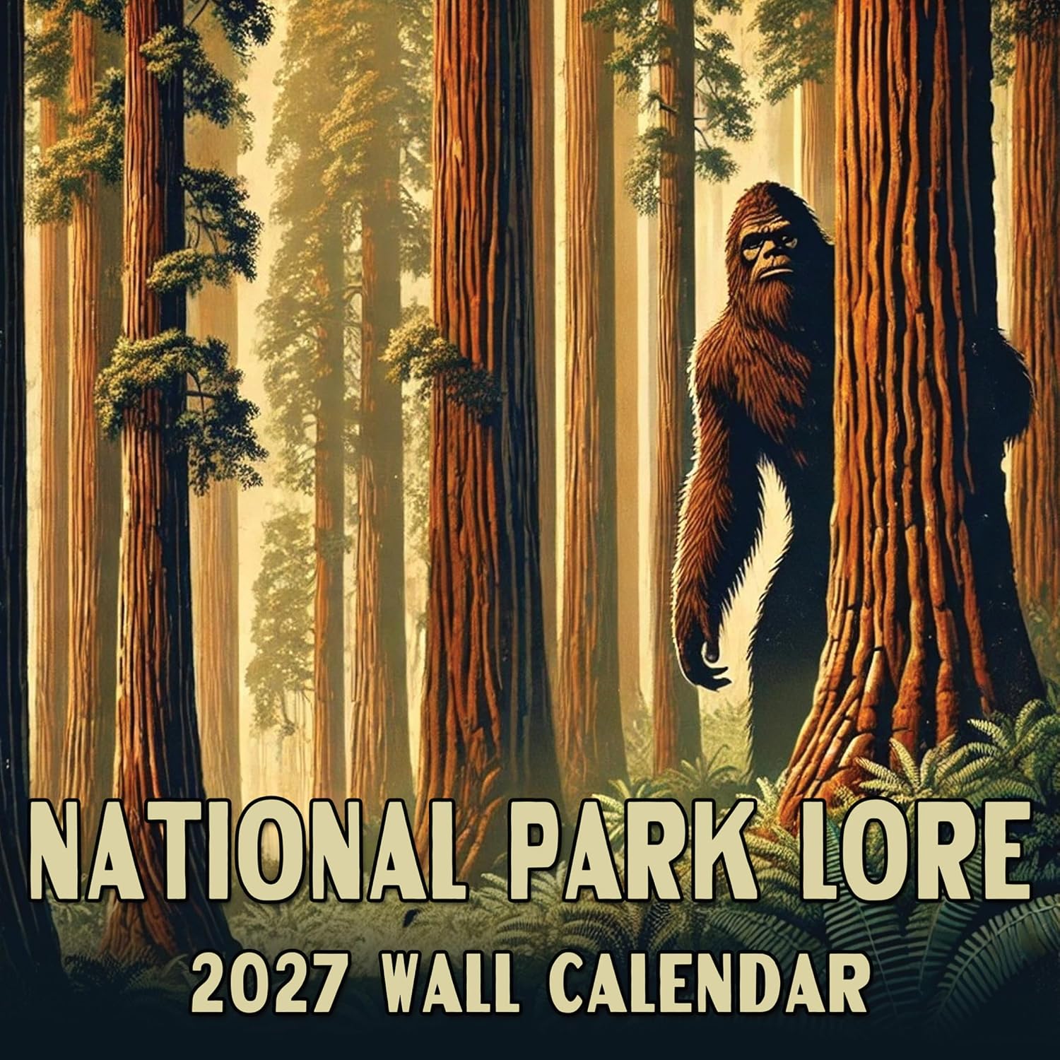 2027 National Park Lore – Cryptids in National Parks Monthly Wall Calendar | Monsters Gift Calendar 2026-2027