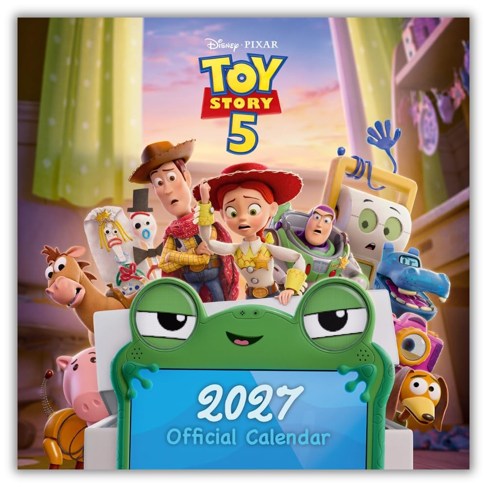 Toy Story 5 Movie 2027 Square Calendar