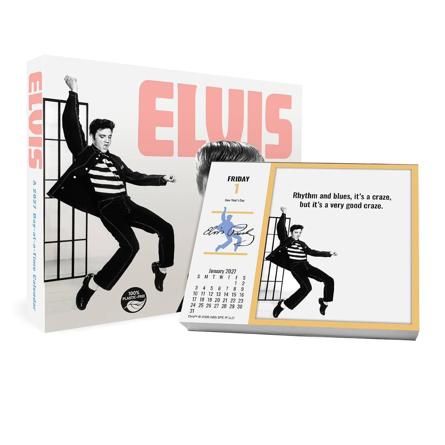 2027 Elvis Presley Day-at-a-Time Calendar
