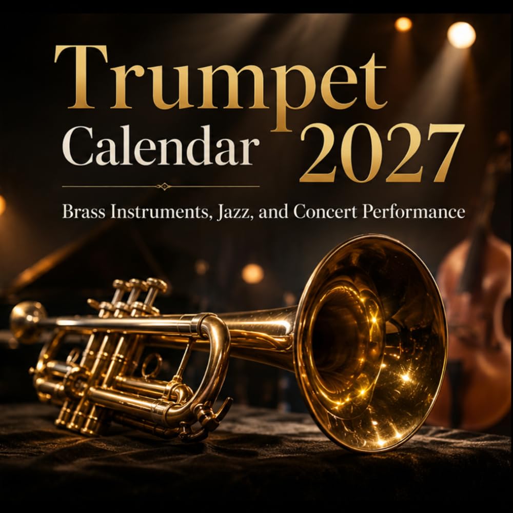 Trumpet Calendar 2027: 12 Month of Brass Instruments, Jazz, and Concert Performance