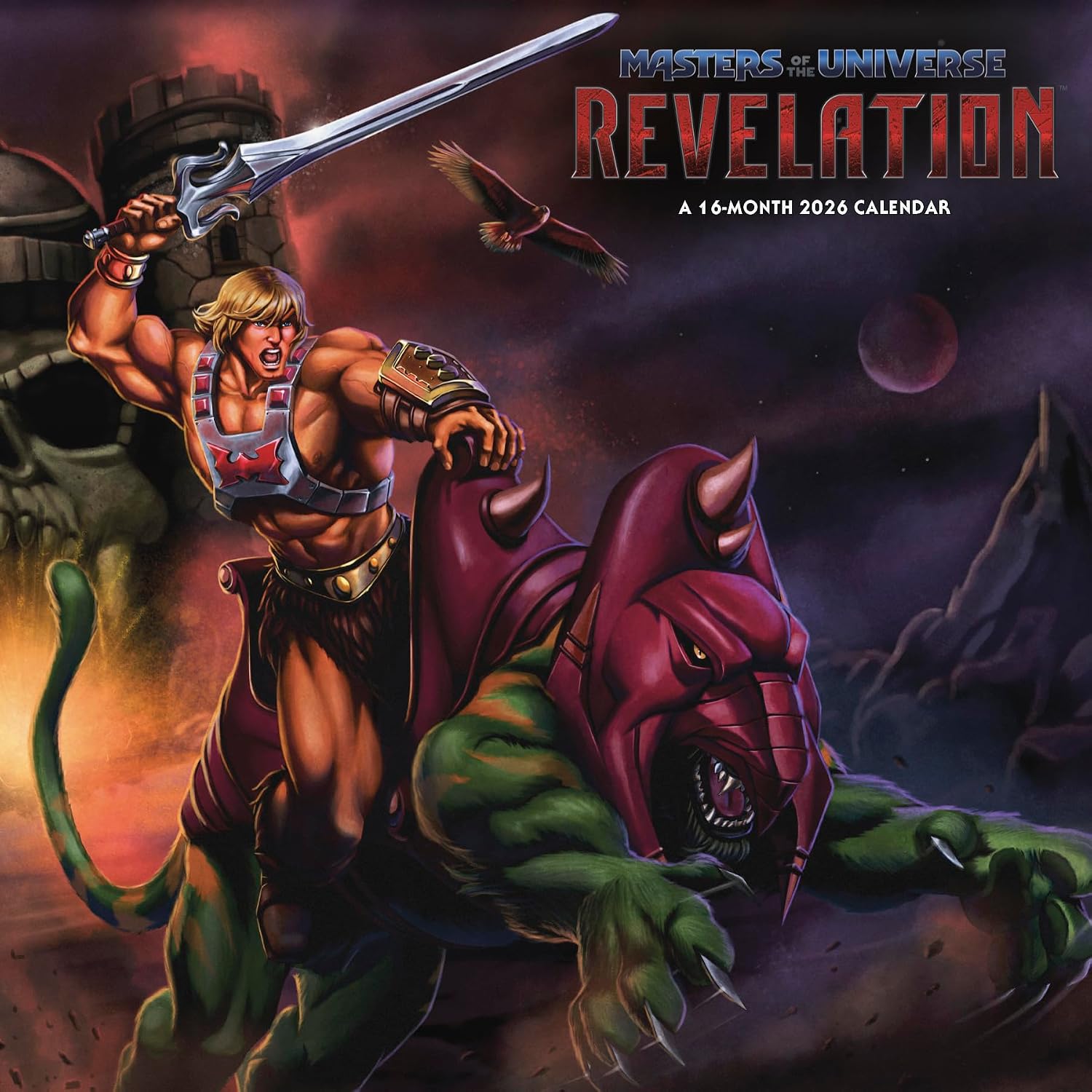 2026 Masters of the Universe Wall Calendar