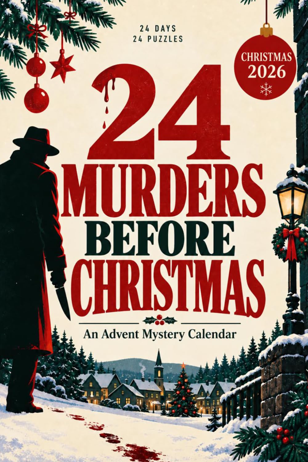 24 Murders Before Christmas – Advent Mystery Calendar: Detective Mysteries to Solve Day by Day as You Count Down to Christmas