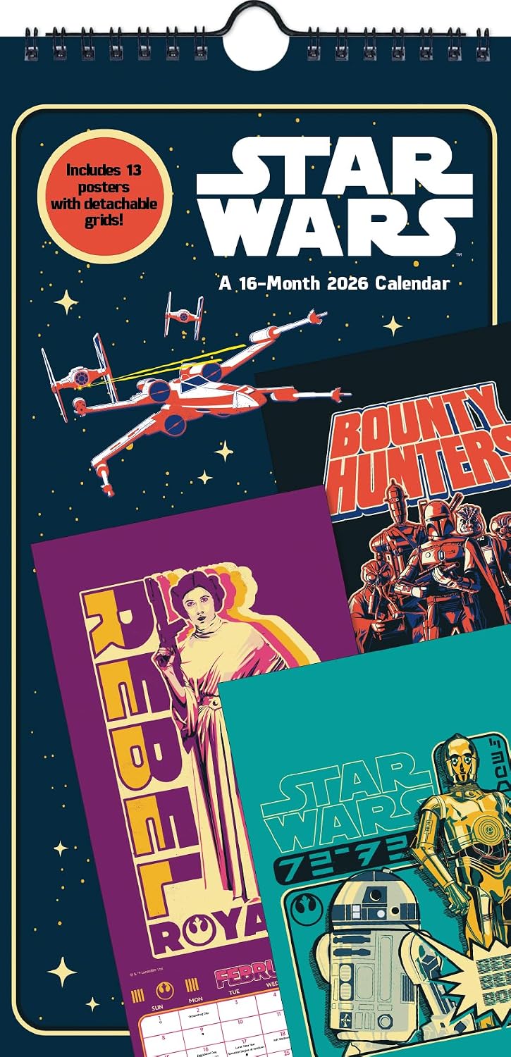 2026 Star Wars Mini Poster Calendar