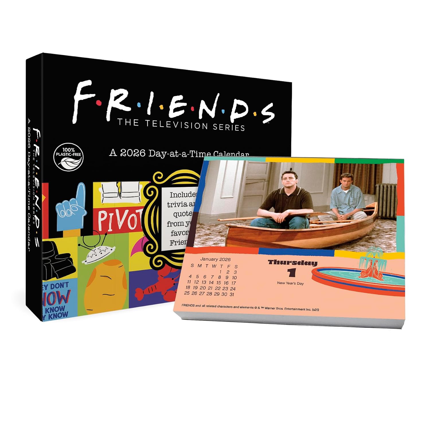 2026 Friends Day-at-a-Time Box Calendar