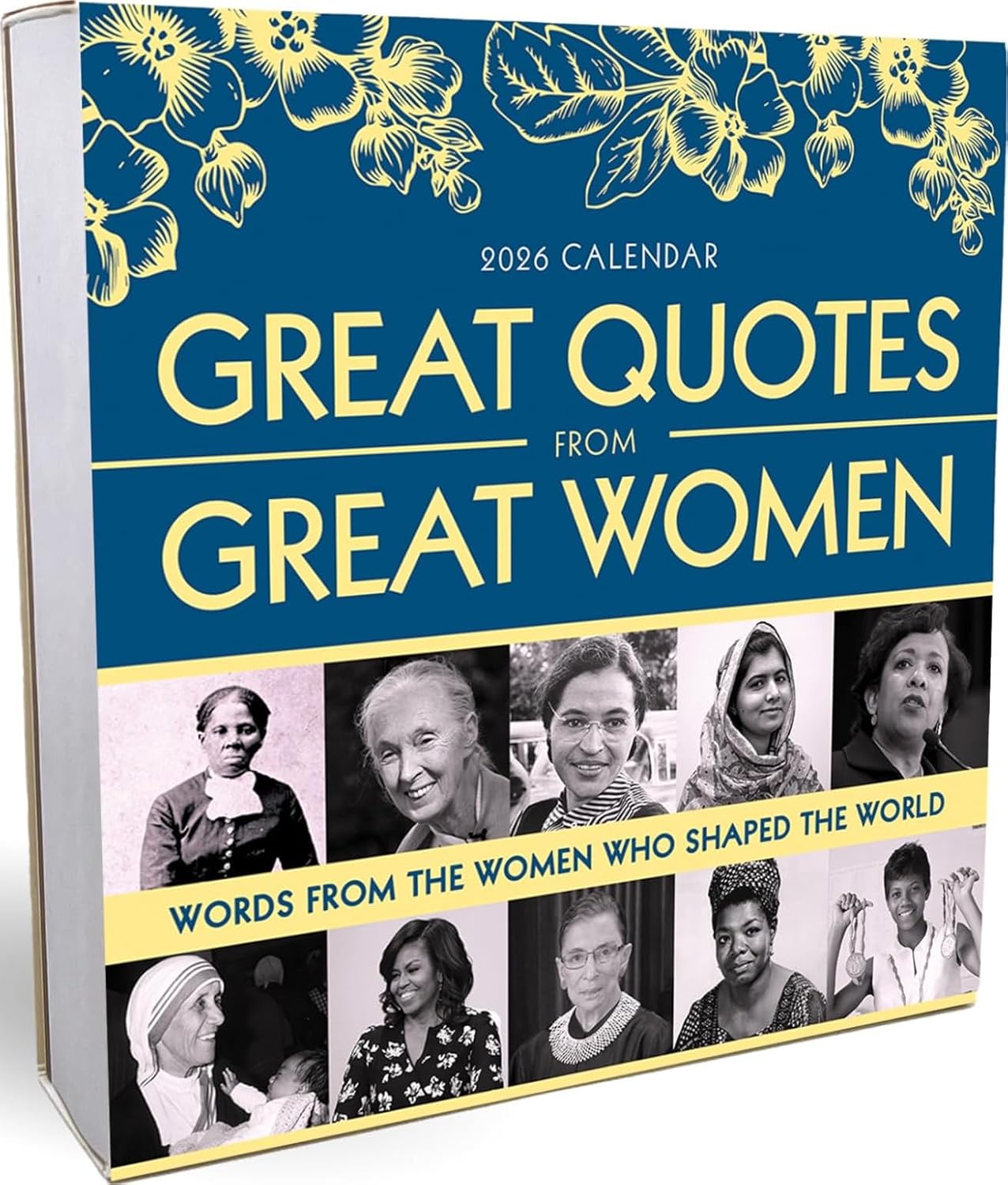 2026 Great Quotes From Great Women Boxed Calendar: 365 Days of Inspiration from Women Who Shaped the World (Daily Desk Gift for Her)