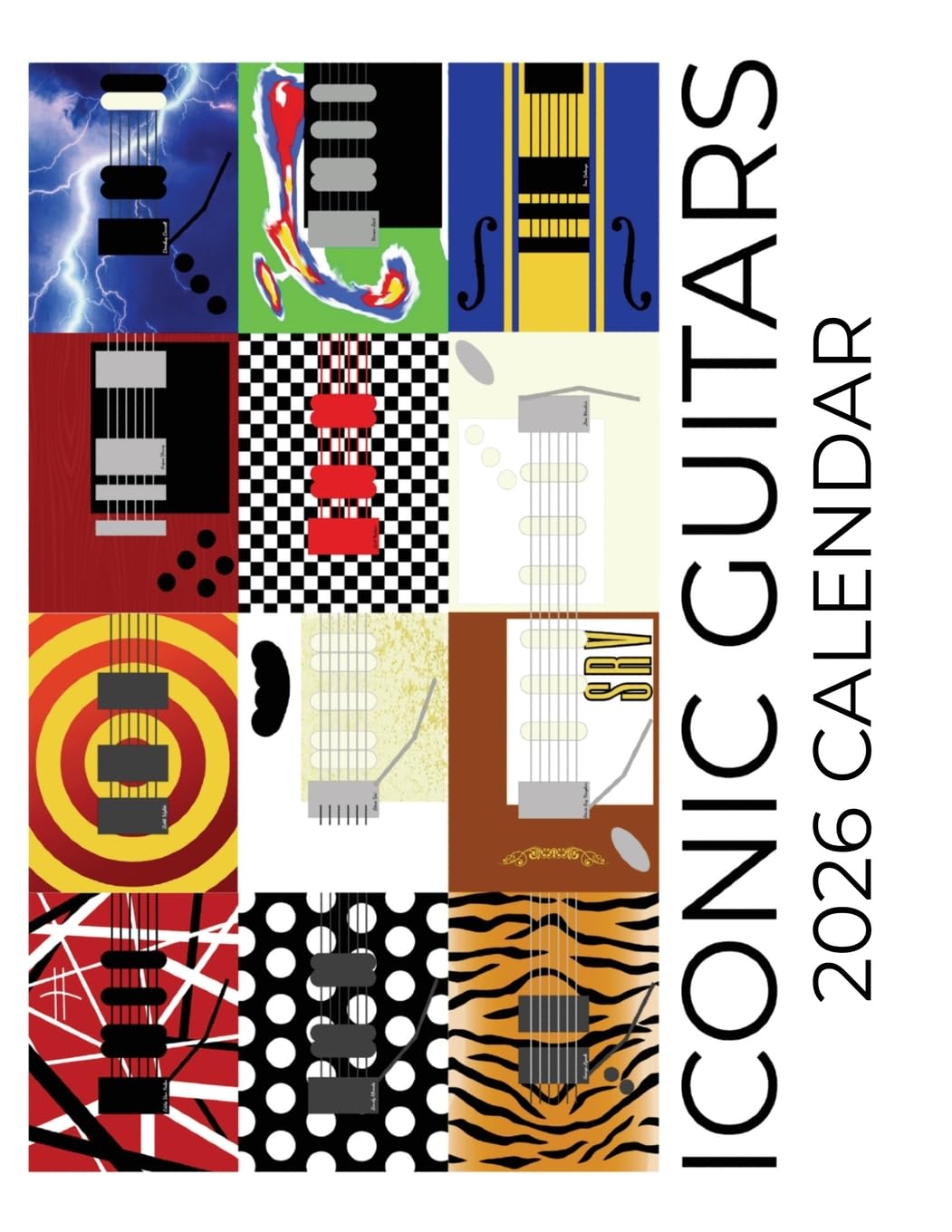 Iconic Guitars 2026 Calendar