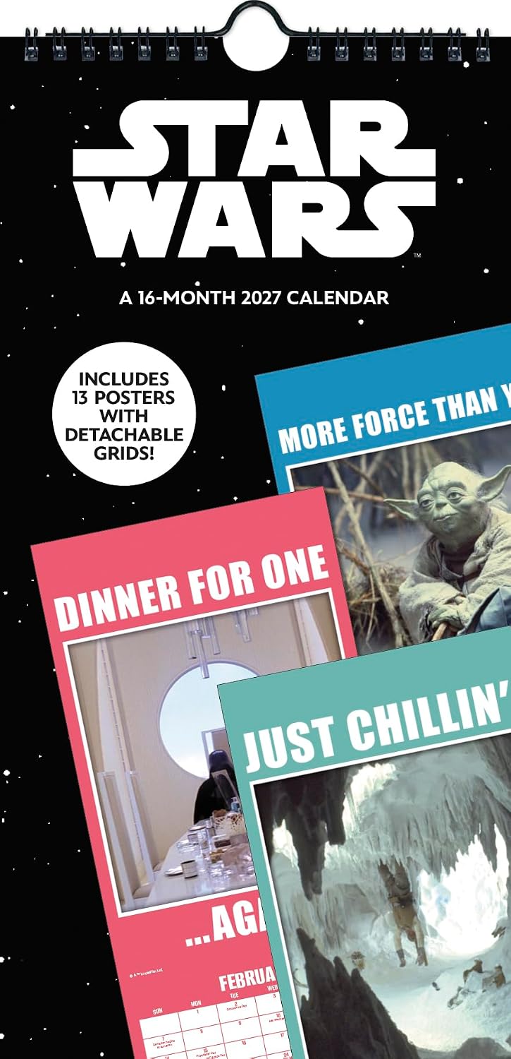 2027 Star Wars Mini Poster Calendar