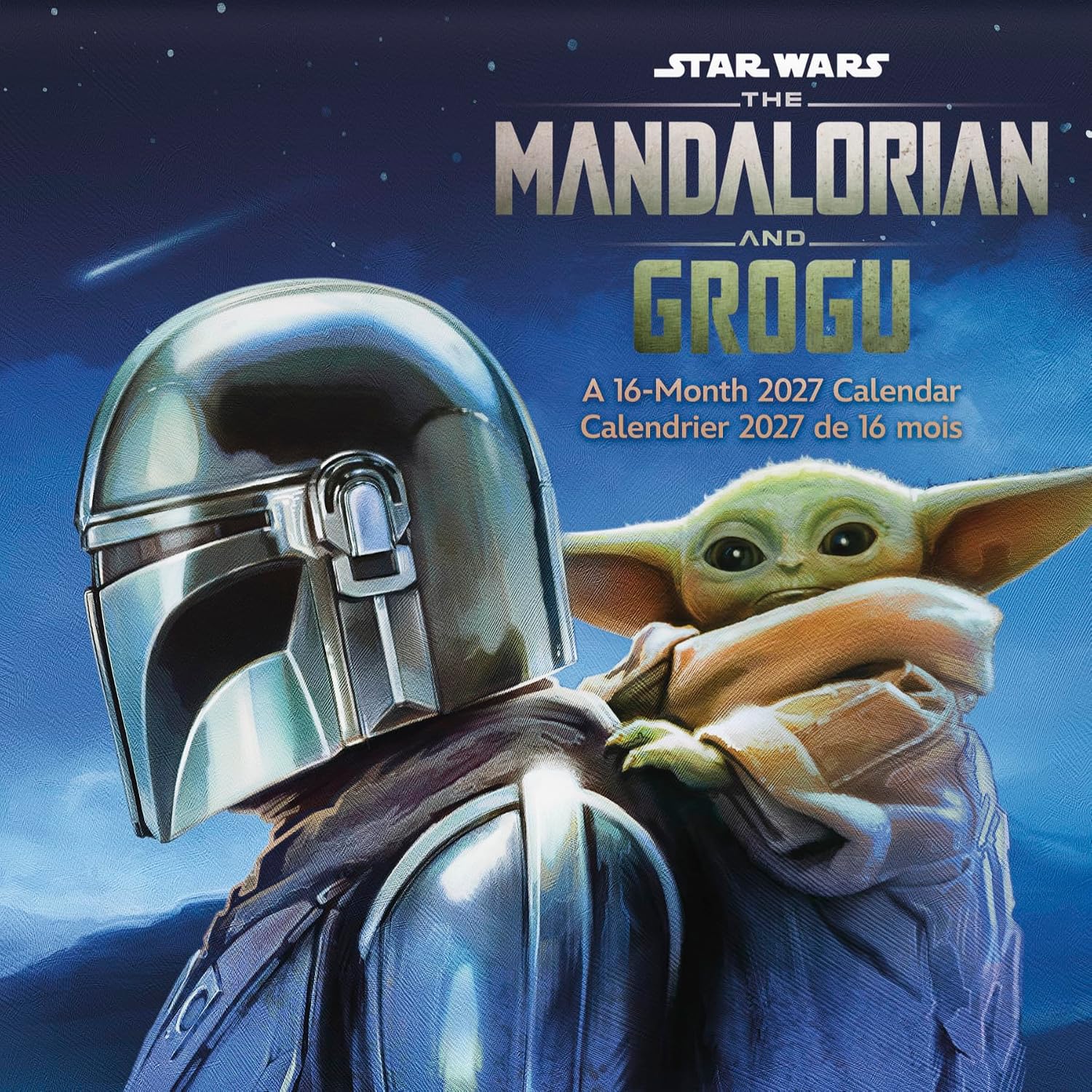 2027 Star Wars The Mandalorian and Grogu (Bilingual French) Wall Calendar (English and French Edition)