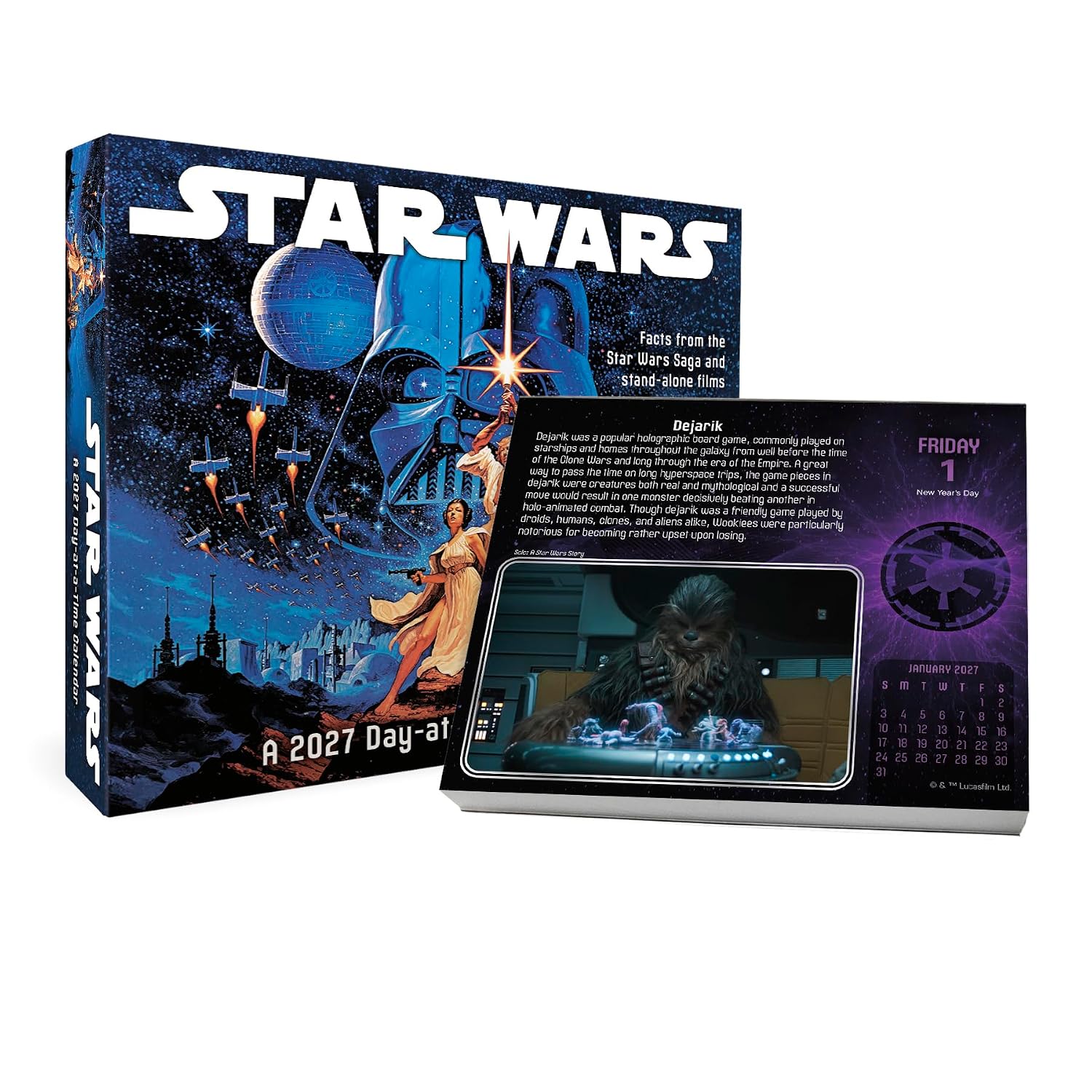 2027 Star Wars Day-at-a-Time Calendar