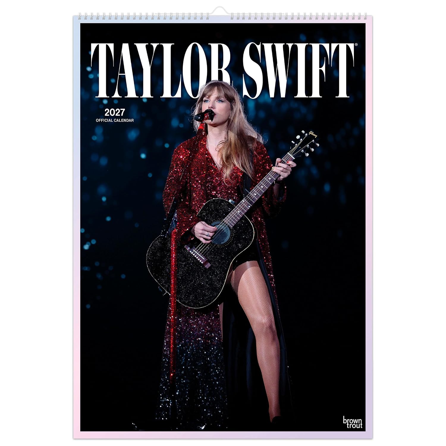 Taylor Swift OFFICIAL | 2027 11.7 x 16.5 Inch (Hanging) Monthly A3 Poster Wall Calendar | BrownTrout | Music Pop Singer Songwriter Celebrity