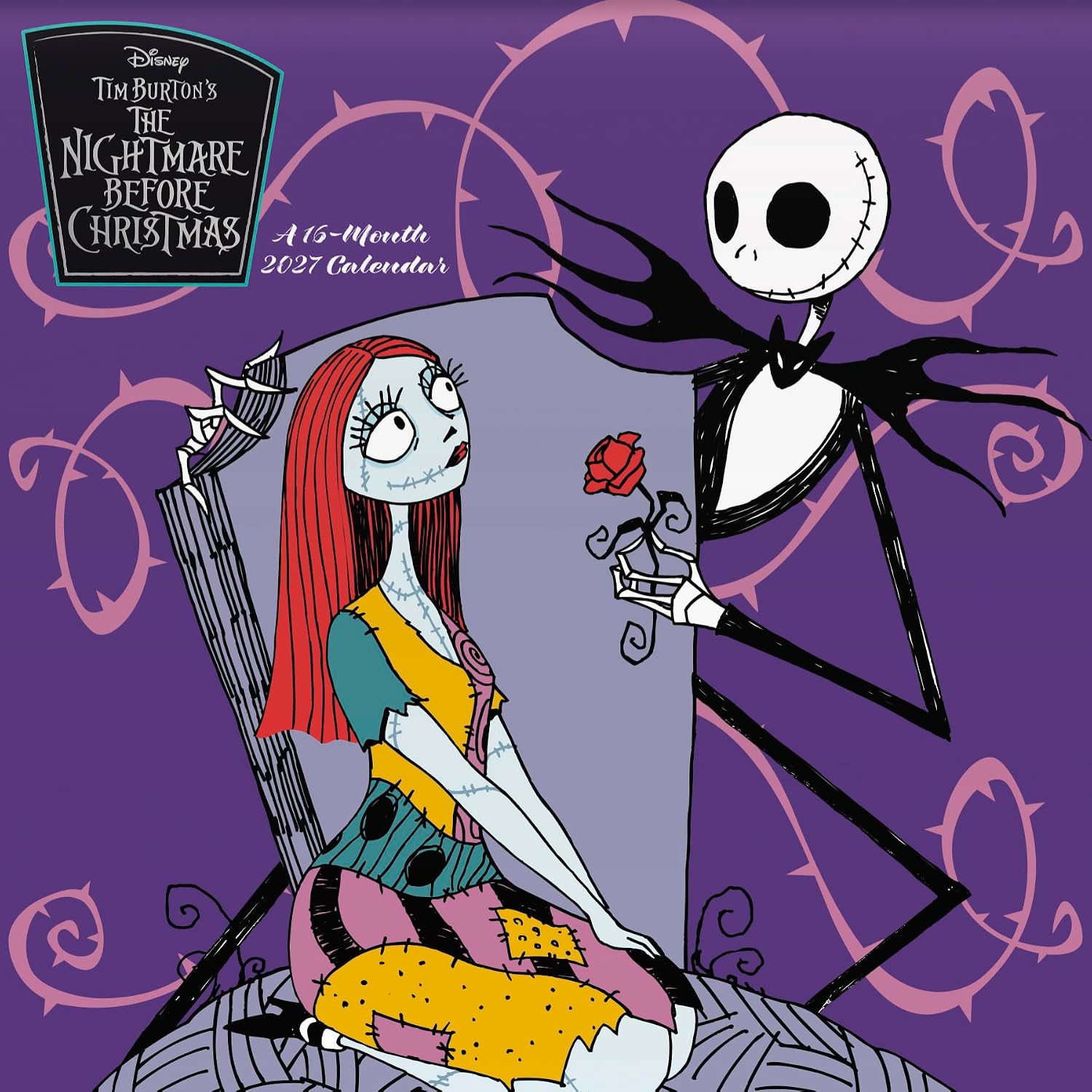 2027 Nightmare Before Christmas Wall Calendar