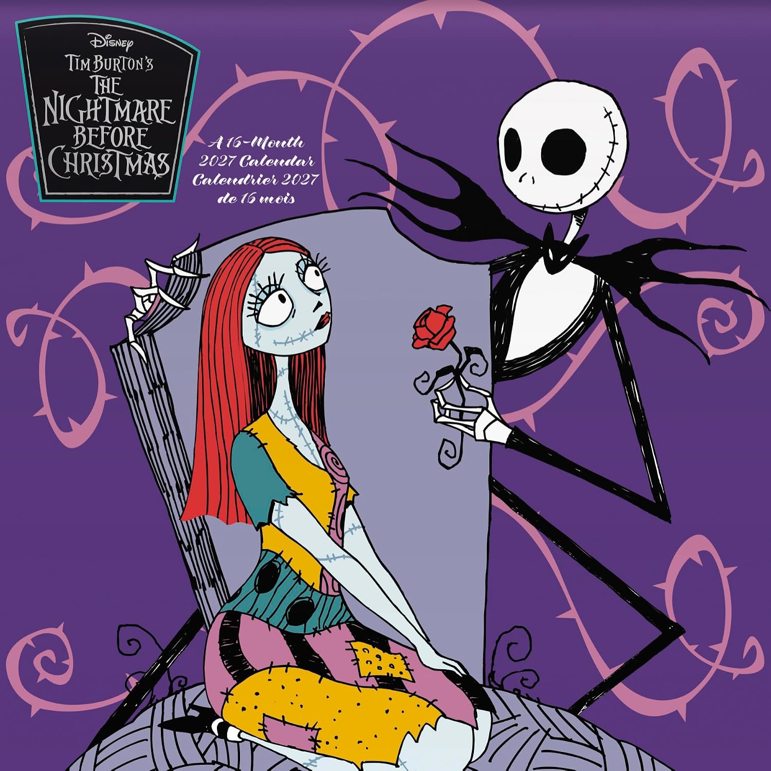 2027 Nightmare Before Christmas (Bilingual French) Wall Calendar (English and French Edition)