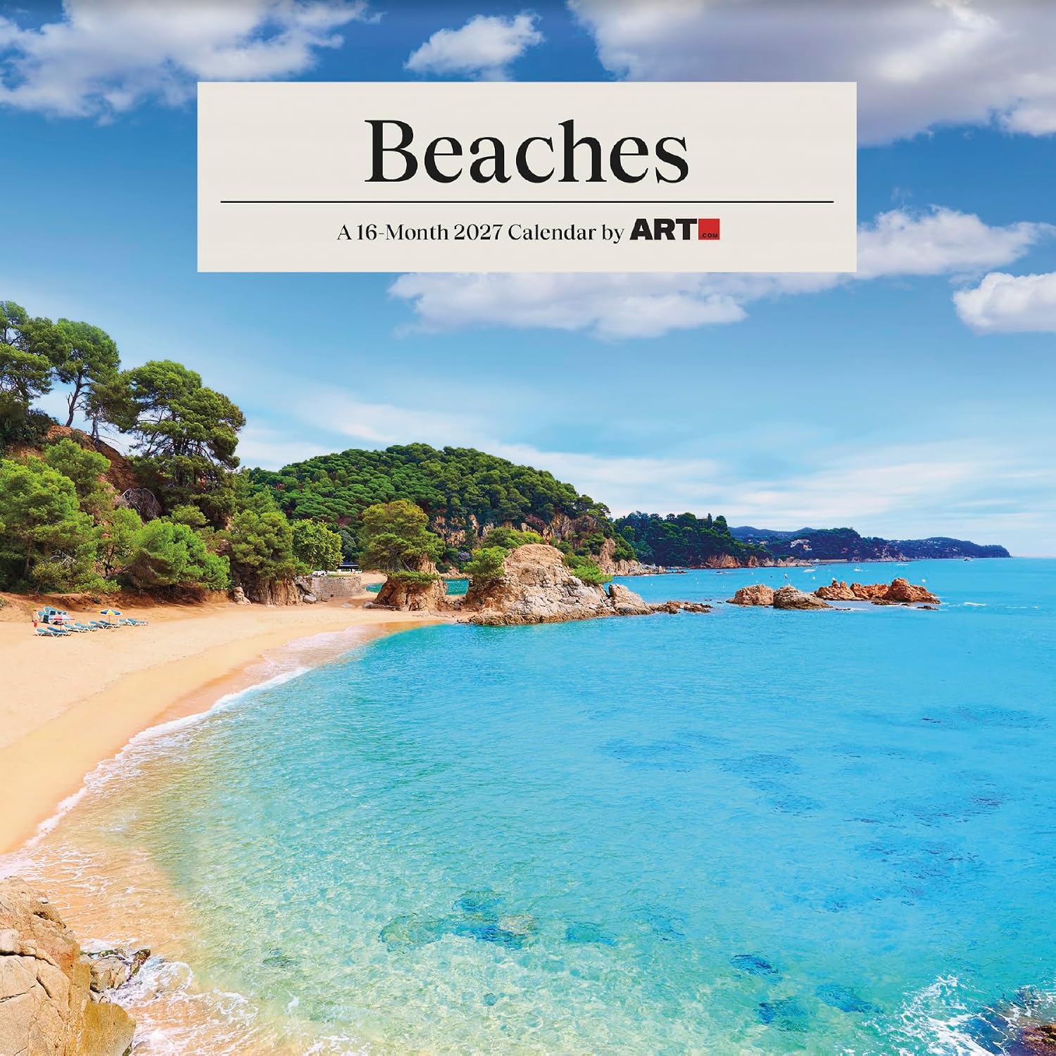 2027 Beaches Mini Calendar