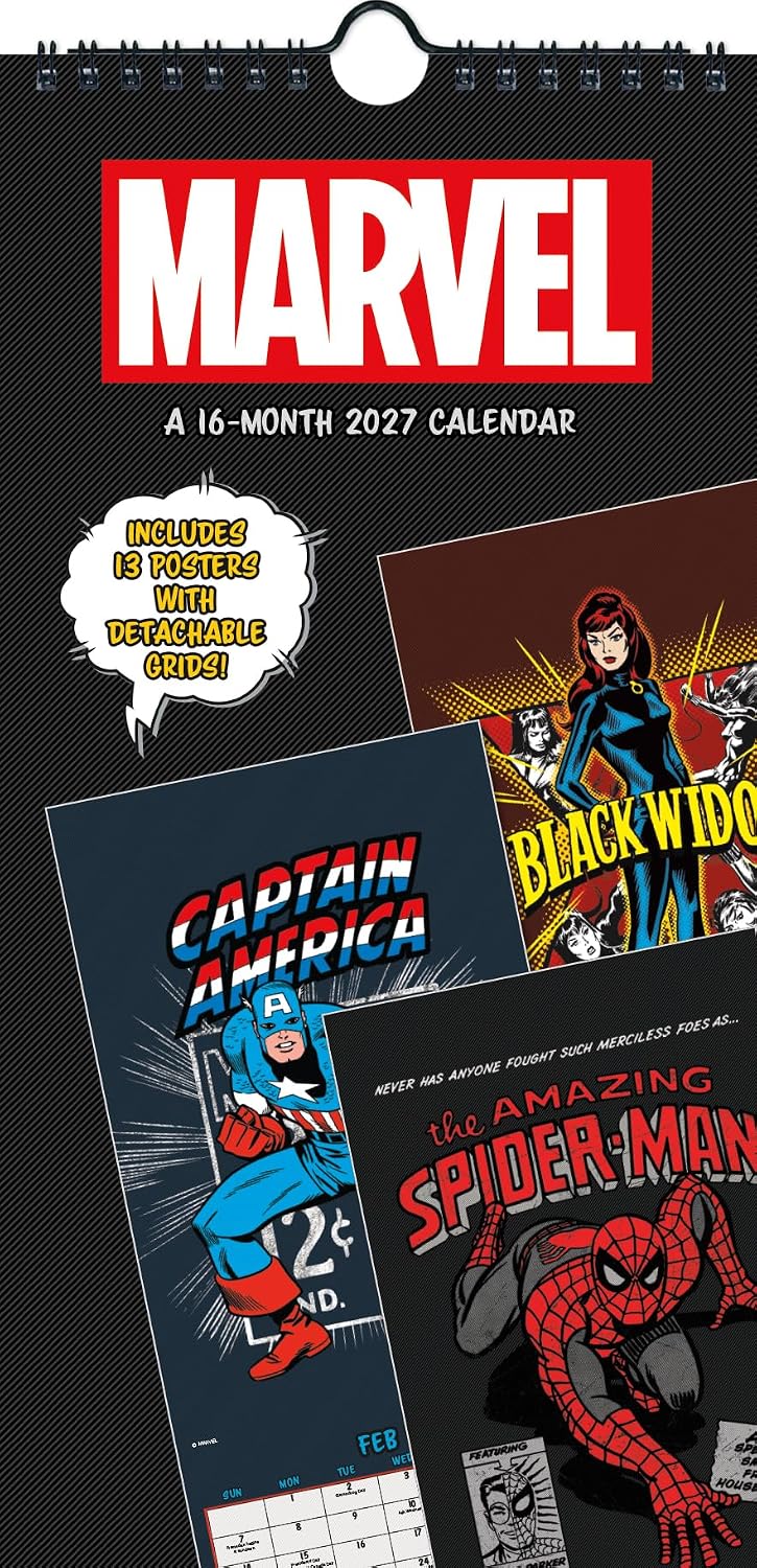 2027 Marvel Comics Mini Poster Calendar