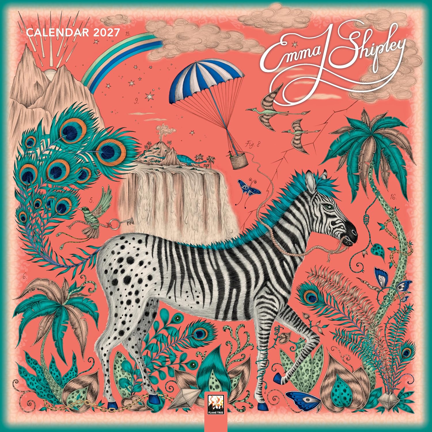 Emma J Shipley Wall Calendar 2027 (Art Calendar)